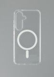 Cellect, Samsung Galaxy S25, TPU+PC, Átlátszó, Mágneses, Szilikon, Mobiltelefon tok