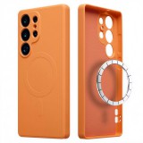 Cellect Samsung Galaxy S26 Ultra TPU+PC mágneses szil tok, Narancs