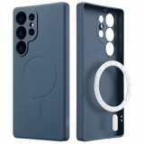 Cellect Samsung Galaxy S26 Ultra TPU+PC mágneses szil tok, Sötétkék