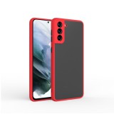 Cellect Samsung S21 Plus műanyag tok,piros,fekete, CEL-MATT-S21P-RBK