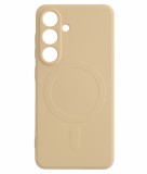 Cellect, Samsung S25 Plus, Édes Barack, Mágneses, Szilikon, Mobiltelefon tok