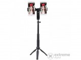 Cellect Szelfi állvány 2 telefontartóval, Fekete