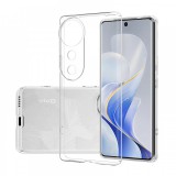 Cellect Vivo V40 5G, Átlátszó, Vékony, Szilikon, Mobiltelefon tok