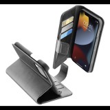 CELLULARLINE BOOK AGENDA tok álló, bőr hatású (FLIP, oldalra nyíló, asztali tartó funkció, RFID védelem) FEKETE [Apple iPhone 13 Pro Max] (BOOKAG2IPH13PRMK) - Telefontok