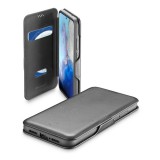 Cellularline BOOK CLUTCH Samsung Galaxy S20 (SM-G981U) tok álló (Flip, oldalra nyíló, bankkártyatartó funkció) fekete