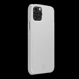 CELLULARLINE ELITE műanyag telefonvédő (mikrofiber belső, valódi bőr hátlap) FEHÉR [Apple iPhone 12 Pro] (ELITECIPH12MAXW) - Telefontok