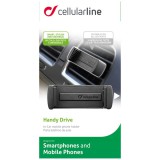 Cellularline HANDY DRIVE szellőzőrácsra rögzíthető kompakt univerzális autós tartó