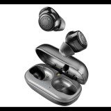 CELLULARLINE PETIT bluetooth fülhallgató SZTEREO (v5.0, TWS, extra mini, mikrofon, aktív zajszűrő + töltőtok) FEKETE (BTPETITTWSK) (BTPETITTWSK)