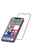 Cellularline Protective tempered glass for full screen CAPSULE for Apple iPhone 12 Max/12 Pro, black TEMPGCAPIPH12MAXK
