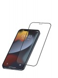 Cellularline Protective tempered glass for full screen CAPSULE for Apple iPhone 13/13 Pro, black TEMPGCAPIPH13