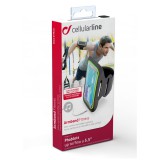 Cellularline Sport ARMBAND FITNESS sports case, for smartphones up to 5.5", black ARMBANDFIT55K
