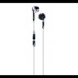 CELLULARLINE SZTEREO fülhallgató (3.5mm jack, mikrofon, hangerőszabályzó, zajszűrő, folt minta) FEKETE (AUCAPSULEMSFAN216) (AUCAPSULEMSFAN216) - Fülhallgató