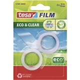 Cellux átlátszó Tesafilm®Eco&Clear 10 m x 19 mm, 2 tekercs, TESA 57049 (57049-00-00)