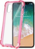 Celly CELLY-ARMOR900PK Apple iPhone X színes keretű szilikon hátlap - Pink