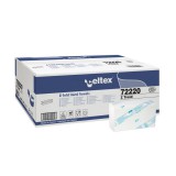 Celtex S.P.A. Celtex Z Trend hajtogatott kéztörlő cellulóz, 2 réteg, 20,5x24cm, 25x150 lap (3750 lap)