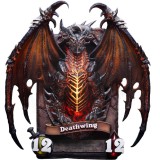 CENEGA Blizzard Hearthstone Deathwing Art Statue Frame, Játékfigura