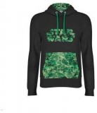 CENEGA Star Wars - Camo Hoodie, Fekete-Zöld, XL méretű, Pulóver