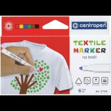 Centropen 2739 Textilmarker, 6 db (8595013625101)