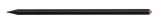 Ceruza, fekete, rózsaszín swarovski kristállyal, exkluzív, 17cm, art crystella 1805xce010