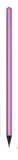 Ceruza, metál pink, rózsaszín SWAROVSKI® kristállyal, 14 cm, ART CRYSTELLA®