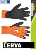 Cerva ARVENSIS kötött bélelt PU-mártott kesztyű - munkakesztyű - 12 pár/csomag