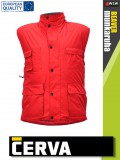 Cerva BEAVER RED férfi téli bélelt mellény - munkaruha
