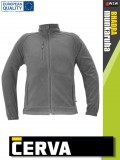 Cerva BHADRA GREY polár zipzáros pulóver - munkaruha