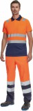 Cerva Cadiz jólláthatósági galléros pólóing narancs/navy színben