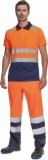 Cerva Cadiz jólláthatósági galléros pólóing narancs/navy színben
