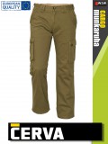Cerva CARGO OLIVE RAHAN bélelt deréknadrág - munkaruha