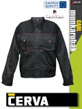Cerva CARL BLACK Fidrich&Fridrich munkakabát - munkaruha
