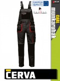 Cerva CARL BLACK Fidrich&Fridrich munkaruha kantárosnadrág - munkaruha