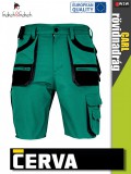Cerva CARL GREEN Fidrich&Fridrich munkaruha rövidnadrág - munkaruha