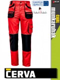 Cerva CARL RED Fidrich&Fridrich munkaruha derék nadrág - munkaruha