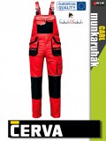 Cerva CARL RED Fidrich&Fridrich munkaruha kantárosnadrág - munkaruha