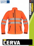 Cerva CIUDADES ORANGE MURCIA technikai softshell munkakabát - munkaruha
