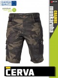 Cerva CRAMBE GREEN terepszínű rövidnadrág - munkaruha