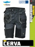 Cerva DAYBORO ANTRACITE rugalmas anyagú rövidnadrág - munkaruha