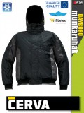 Cerva DAYBORO BLACK bélelt téli pilótakabát - munkaruha
