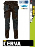 Cerva DAYBORO DARKBROWN rugalmas deréknadrág - munkaruha