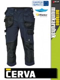 Cerva DAYBORO NAVY rugalmas anyagú 3/4-es rövidnadrág - munkaruha