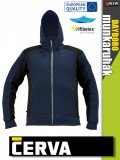 Cerva DAYBORO NAVY rugalmas anyagú kapucnis pulóver - munkaruha