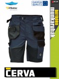 Cerva DAYBORO NAVY rugalmas anyagú rövidnadrág - munkaruha