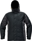 Cerva Dayboro téli munkavédelmi kabát fekete színben