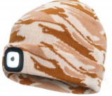 Cerva Deel LED lámpás sapka bézs terepmintás színben