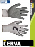 Cerva DIPPER kötött latex-mártott munkakesztyű - 12 pár/csomag