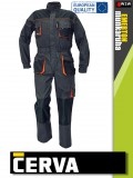 Cerva EMERTON BLACK kezeslábas - munkaruha