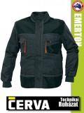 Cerva EMERTON BLACK munkakabát - munkaruha
