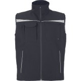 Cerva Emerton STR munkavédelmi mellény fekete színben