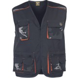 Cerva Emerton STR munkavédelmi mellény szürke színben